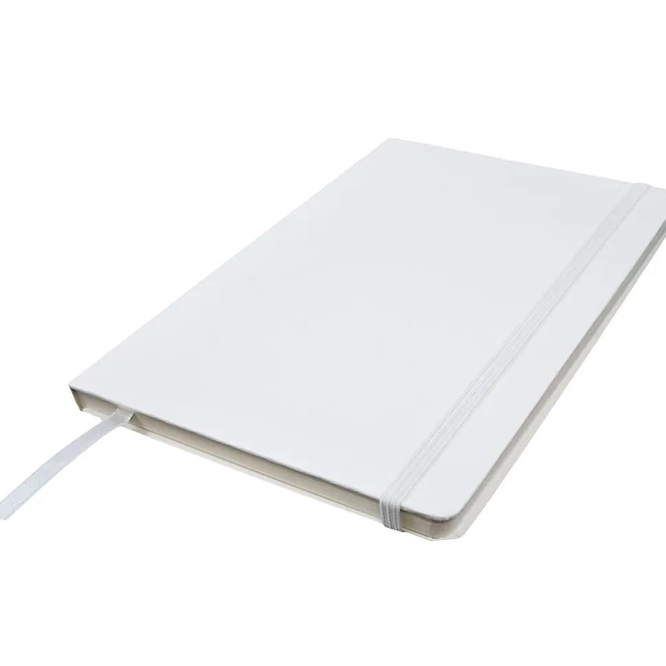 JAM Paper Pocket Notebook, 5.875" x 8.5", Narrow Ruled, 100 Sheets, White (340526604)