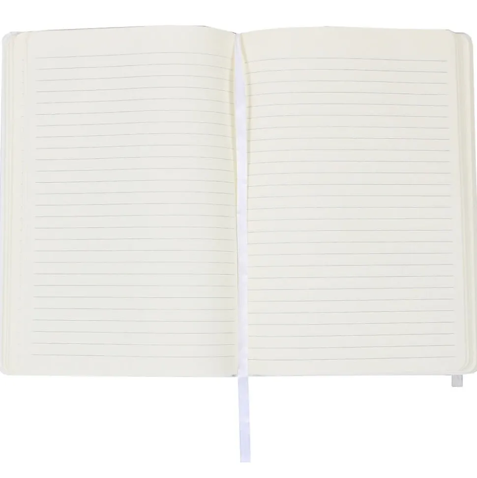 JAM Paper Pocket Notebook, 5.875" x 8.5", Narrow Ruled, 100 Sheets, White (340526604)