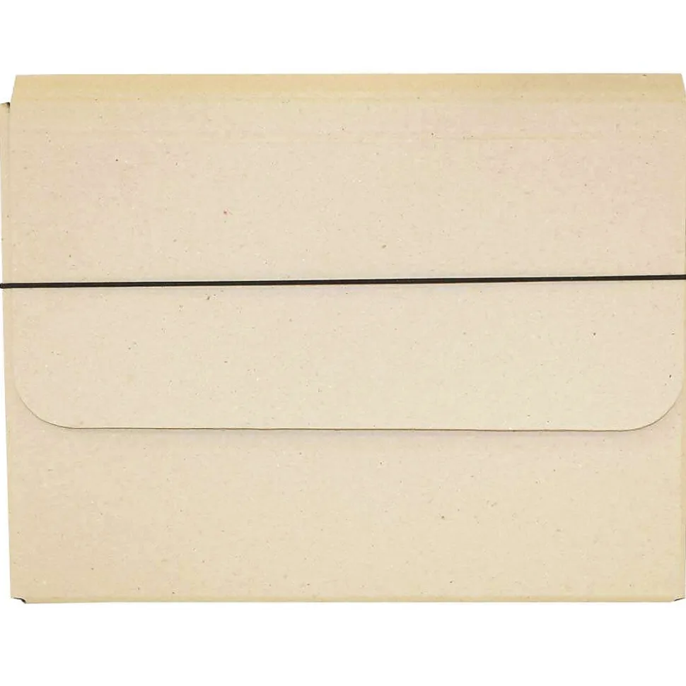 JAM Paper Portfolio Case with Elastic Closure, Natural Kraft (154528517)
