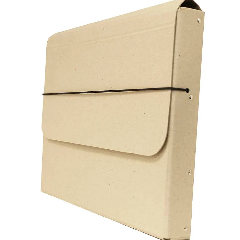 JAM Paper Portfolio Case with Elastic Closure, Natural Kraft (154528517)