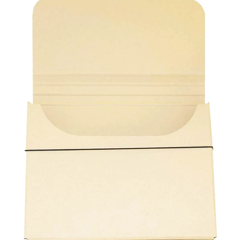 JAM Paper Portfolio Case with Elastic Closure, Natural Kraft (154528517)