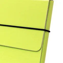 JAM Paper Portfolio Case with Elastic Closure, Lime Green (154528543)