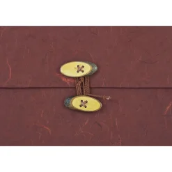 JAM Paper Portfolio Case with Drawstring Closure, Rainforest Burgundy (371679)