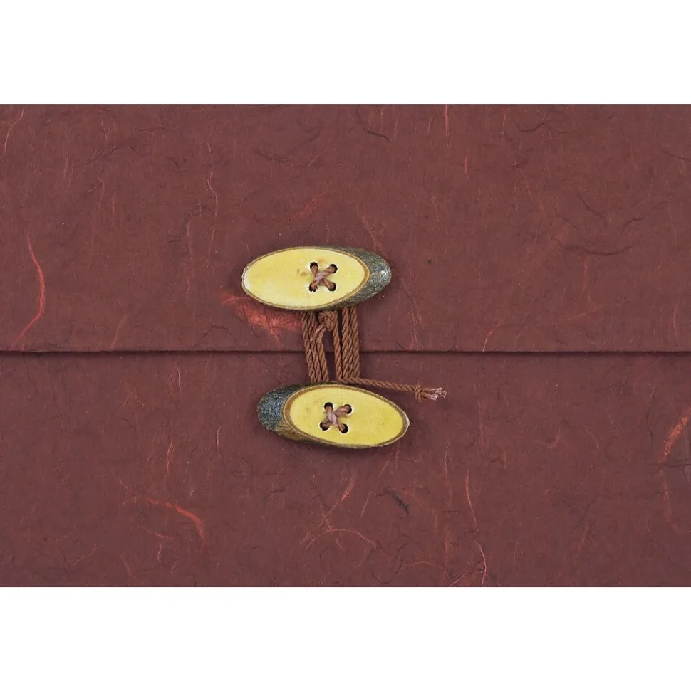 JAM Paper Portfolio Case with Drawstring Closure, Rainforest Burgundy (371679)