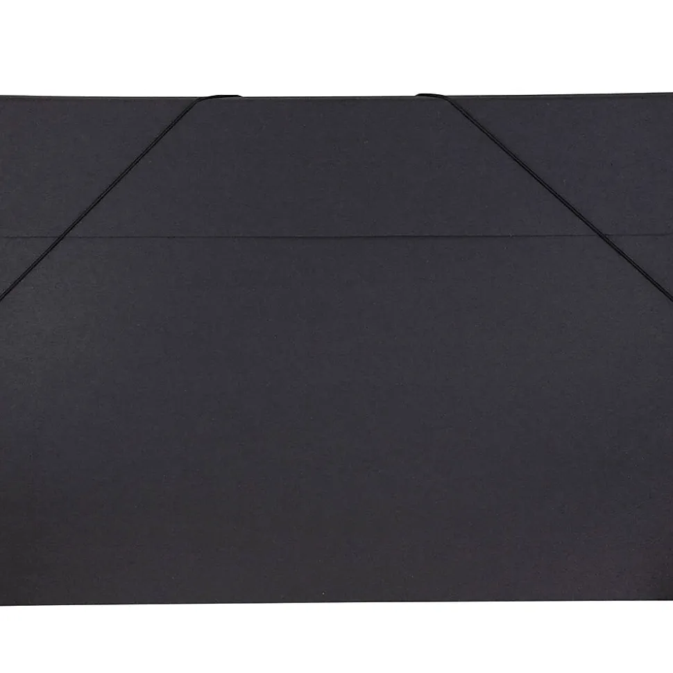 JAM Paper Portfolio Case with Elastic Closure, Black (6103 202)