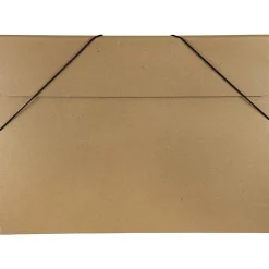 JAM Paper Portfolio Case with Elastic Closure, Natural Brown (6102 201)
