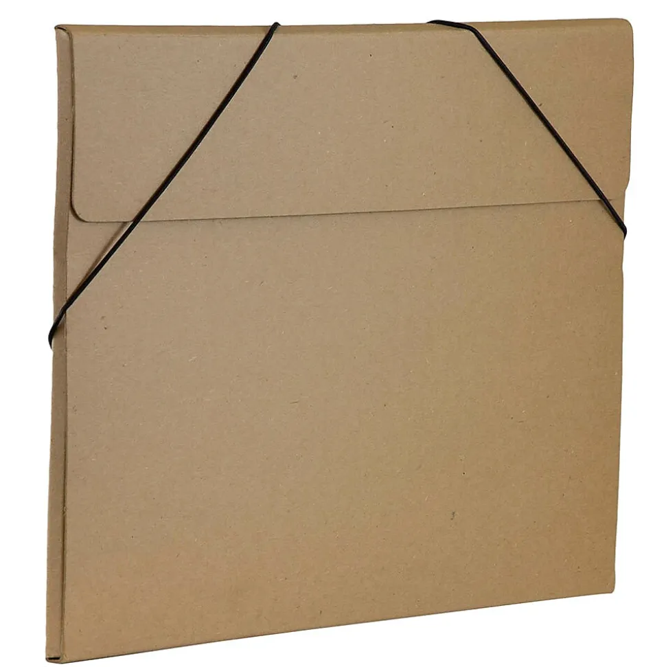 JAM Paper Portfolio Case with Elastic Closure, Natural Brown (6102 201)
