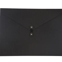JAM Paper Portfolio Case with Drawstring Closure, Black (3039 202)
