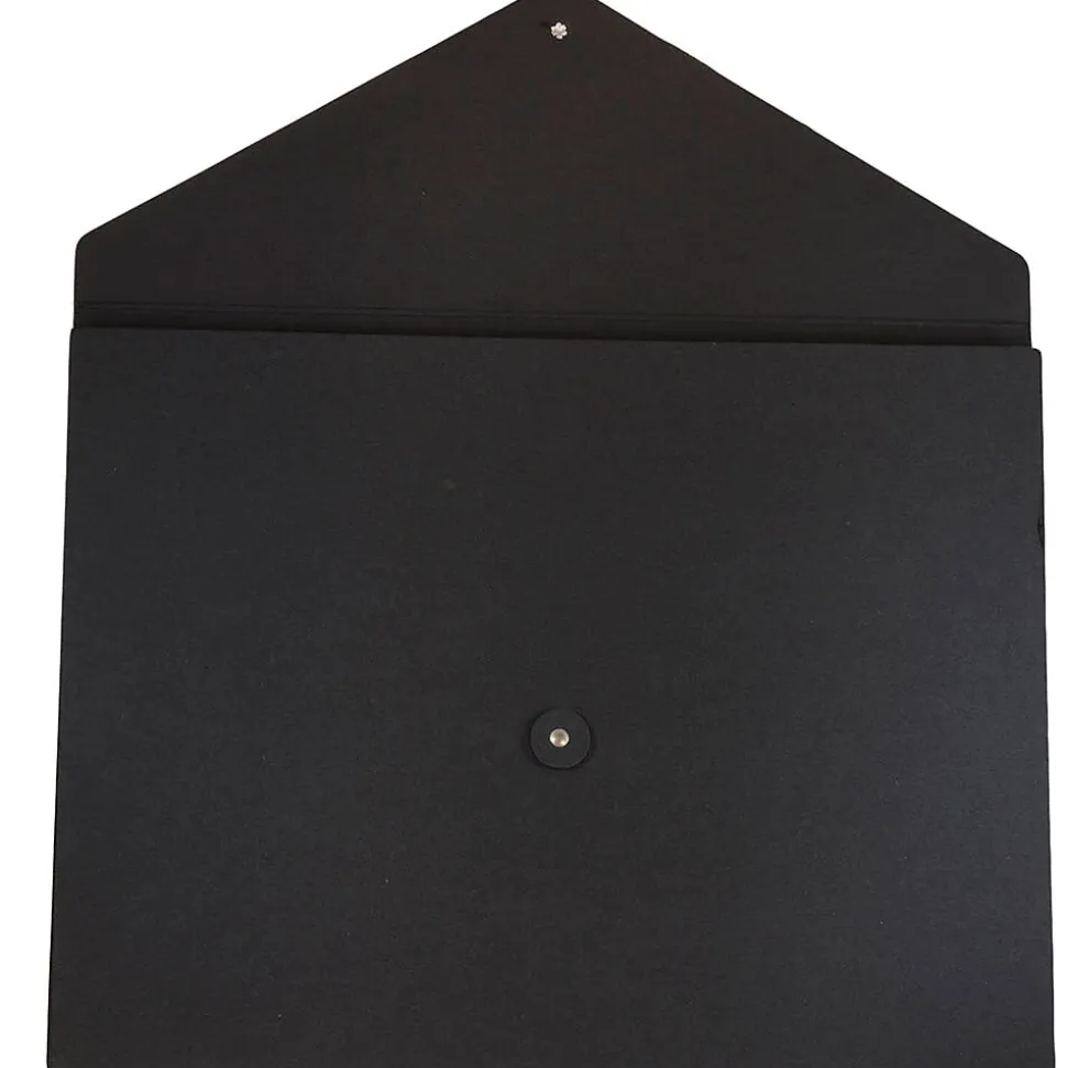 JAM Paper Portfolio Case with Drawstring Closure, Black (3039 202)