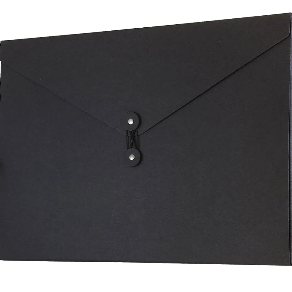 JAM Paper Portfolio Case with Drawstring Closure, Black (2008 2002)
