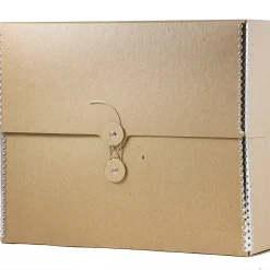 JAM Paper Portfolio Case with Drawstring Closure, Brown (3536847)