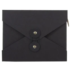 JAM Paper Portfolio Case with Drawstring Closure, Black (6170202)
