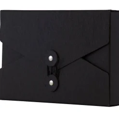 JAM Paper Portfolio Case with Drawstring Closure, Black (3036BLACK)
