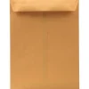 JAM Paper Premium Kraft Catalog Envelope, 10" x 13", Brown Kraft Manila, 100/Pack (V018286)