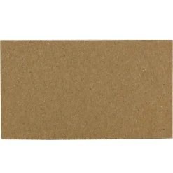 JAM Paper® Printable Business Cards, 3 1/2 x 2, Brown Kraft Paper Bag Recycled, 100/Pack (22128339)