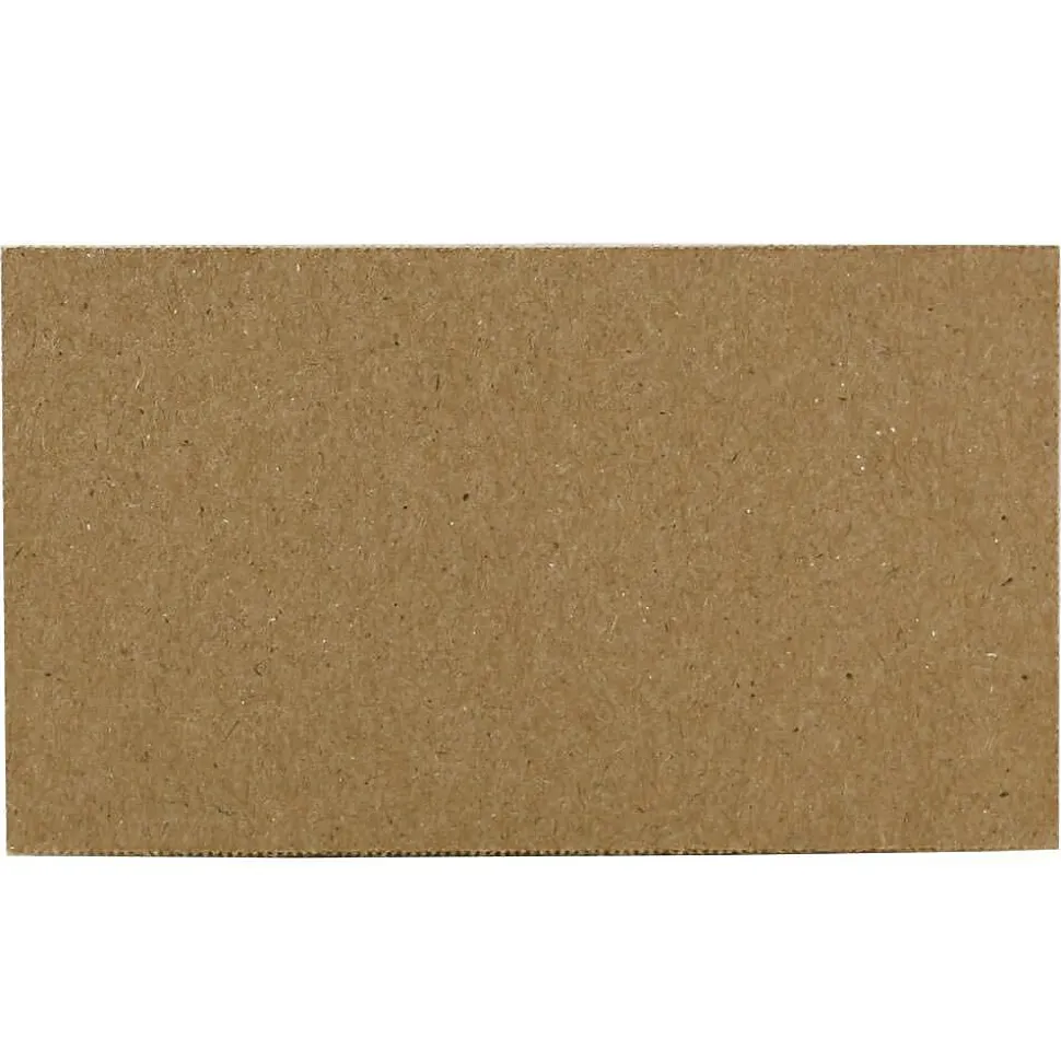 JAM Paper® Printable Business Cards, 3 1/2 x 2, Brown Kraft Paper Bag Recycled, 100/Pack (22128339)