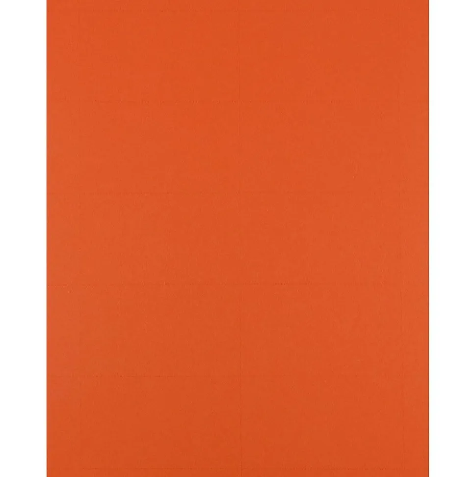 JAM Paper® Printable Business Cards, 3 1/2 x 2, Orange, 100/Pack (22128342)