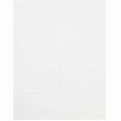 JAM Paper® Printable Business Cards, 3 1/2 x 2, White Vellum, 100/Pack (22130975)