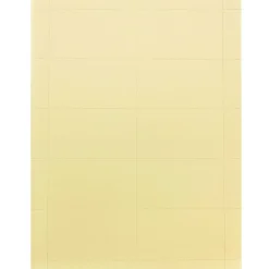 JAM Paper® Printable Business Cards, 3 1/2 x 2, Ivory Vellum, 100/Pack (22130976)