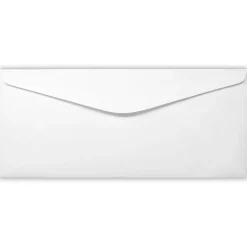 JAM Paper Security Tinted #9 Booklet Envelopes, 3 7/8" x 8 7/8", White, 50/Pack (61549-50)