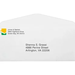 JAM Paper Self Seal #10 Business Envelopes, 4 1/8" x 9 1/2", White, 250/Pack (43687-250)