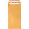 JAM Paper Self Seal #7 Coin Business Envelopes, 3 1/2" x 6 1/2", Brown Kraft Manila, 100/Pack (400238464D)
