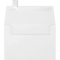 JAM Paper Self Seal A6 Booklet Envelope 4 3/4" x 6 1/2", White, 50/Pack (FE4575-05-50)