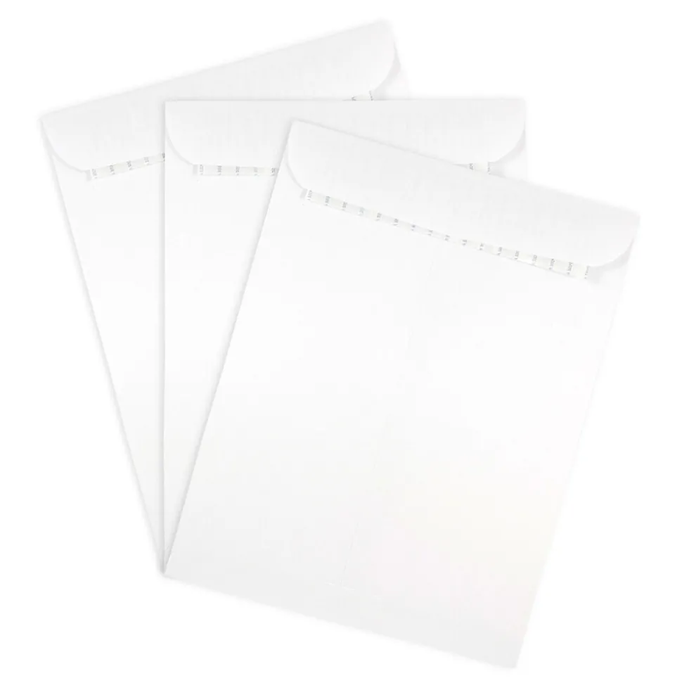 JAM Paper Self Seal Catalog Envelope, 9" x 12", White, 50 Per Pack (356828780B)