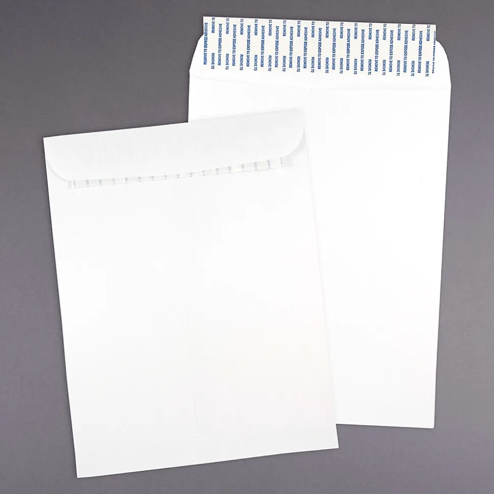 JAM Paper Self Seal Catalog Envelope, 9" x 12", White, 50 Per Pack (356828780B)