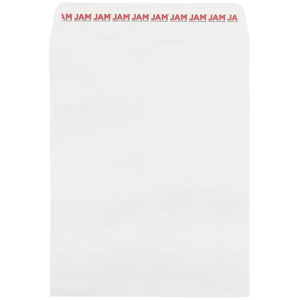 Jam Paper Self Seal Catalog Envelope, 8 3/4" x 11 3/4", White, 50/Pack (356838568I)