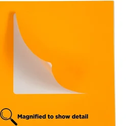 JAM Paper Shipping Labels, Large, 3 1/3 x 4, Neon Orange, 6 Labels/Sheet, 20 Sheets/Pack (354328043)