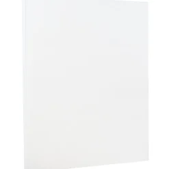 JAM Paper Strathmore 88 lb. Cardstock Paper, 8.5" x 11", Bright White, 250 Sheets/Ream (301005B)