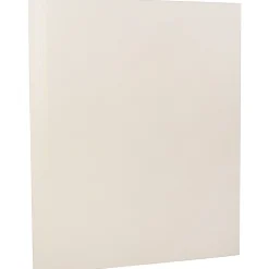 JAM Paper Strathmore 80 lb. Cardstock Paper, 8.5" x 11", Natural White, 250 Sheets/Ream (301115B)