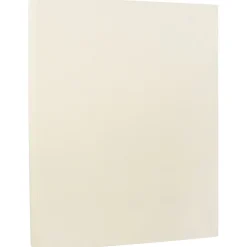 JAM Paper® Strathmore 24lb Paper, 8.5 x 11, Ivory Wove, 100 Sheets/Pack (191259)