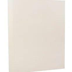 JAM Paper® Strathmore 28lb Paper, 8.5 x 11, Natural White Wove, 100 Sheets/Pack (194889)