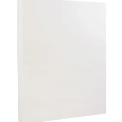 JAM Paper® Strathmore 24lb Paper, 8.5 x 11, Bright White Linen, 500 Sheets/Ream (143920B)