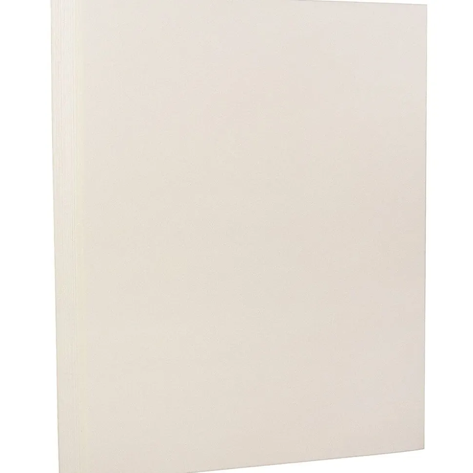 JAM Paper® Strathmore 28lb Paper, 8.5 x 11, Natural White Wove, 500 Sheets/Ream (194889B)