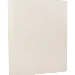 JAM Paper Strathmore 24lb Paper, 8.5 x 11, Natural White Wove, 100 Sheets/Pack (300033)