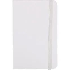 JAM Paper 1-Subject Pocket Notebook, 3.75" x 5.625", Narrow Ruled, 100 Sheets, White (340526606)