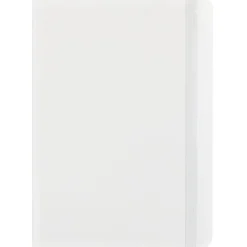 JAM Paper 1-Subject Pocket Notebook, 5" x 7", Wide Ruled, 100 Sheets, White (340526605)