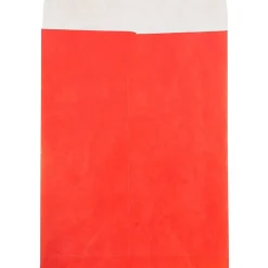 JAM Paper Tear-Proof Open End Catalog Envelopes, 10" x 13", Red, 25/Pack (V021383)