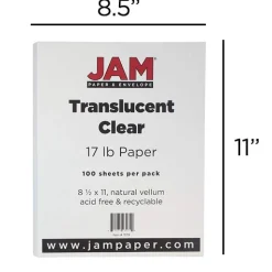 JAM Paper Translucent Vellum 8.5