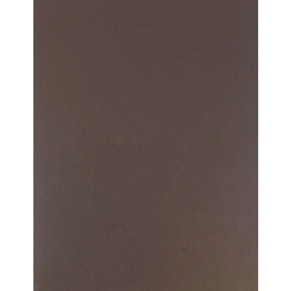 JAM Paper Two-Pocket Textured Linen Business Folders, Chocolate Brown, 50/Box(386LBRC)