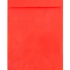JAM Paper Tyvek Open End Open End #13 Catalog Envelope, 10" x 13", Red, 10/Pack (V021383B)