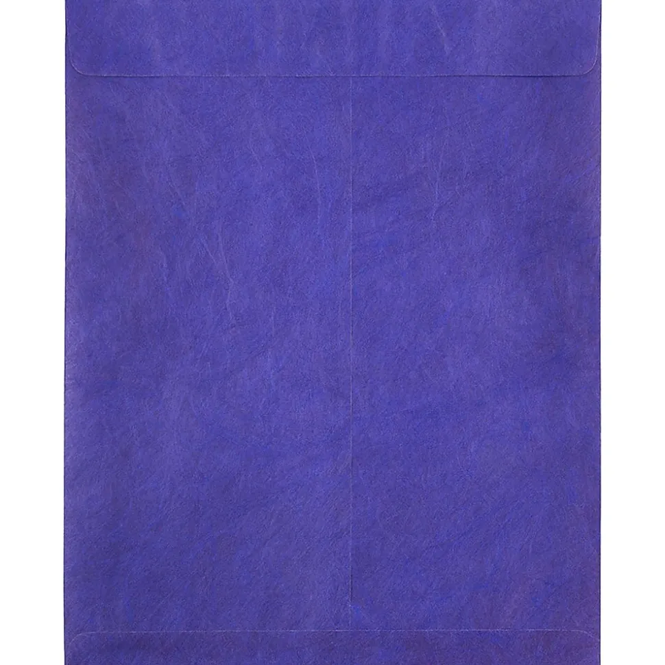 JAM Paper Tyvek Open End Open End #13 Catalog Envelope, 10" x 13", Blue, 10/Pack (V021377B)