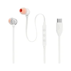 JBL TUNE 310C Ambient Sound Earbuds, White (JBLT310CWHTAM)