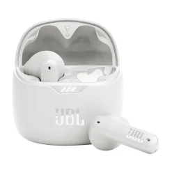 JBL TUNE Flex Wireless Active Noise Canceling Earbuds, Bluetooth, White (JBLTFLEXWHTAM)