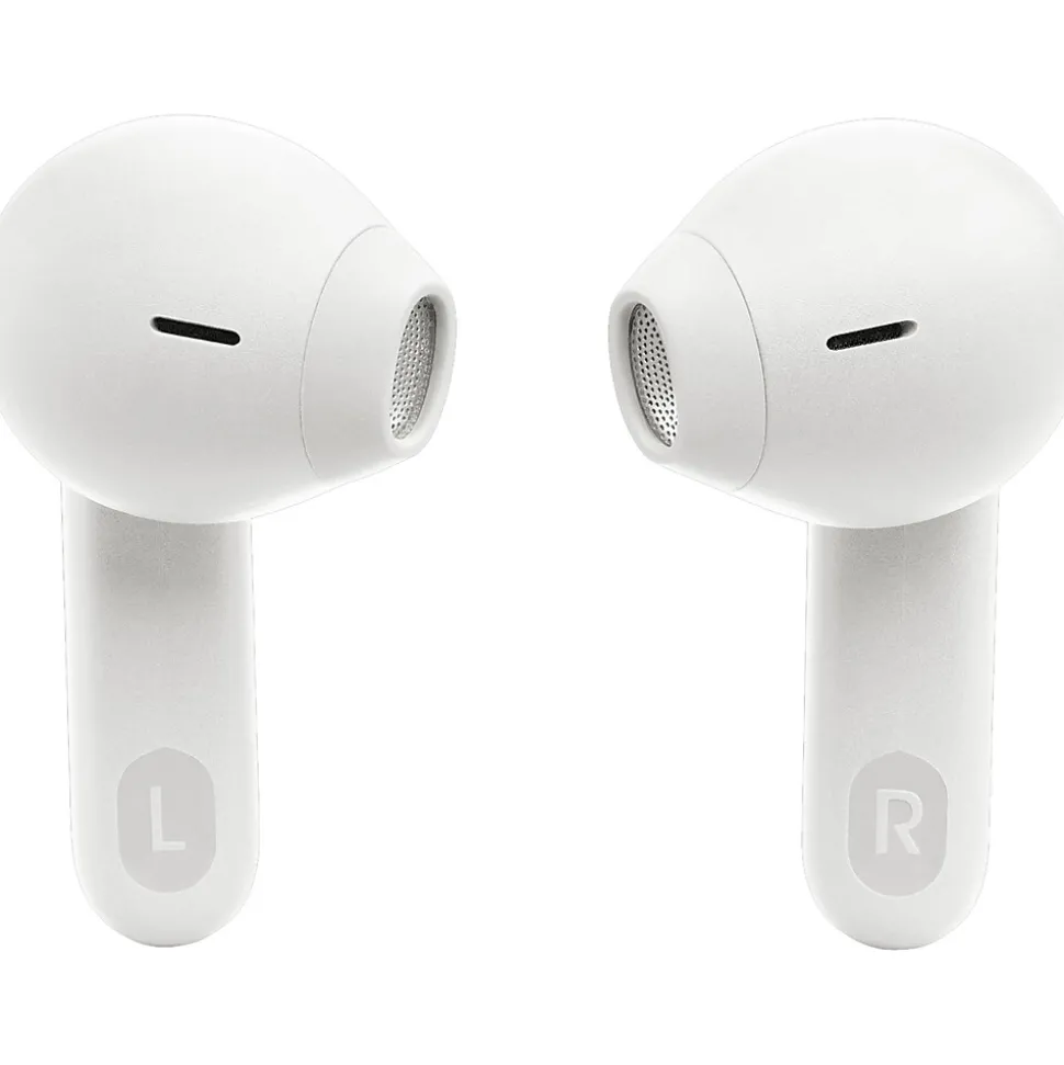 JBL TUNE Flex Wireless Active Noise Canceling Earbuds, Bluetooth, White (JBLTFLEXWHTAM)