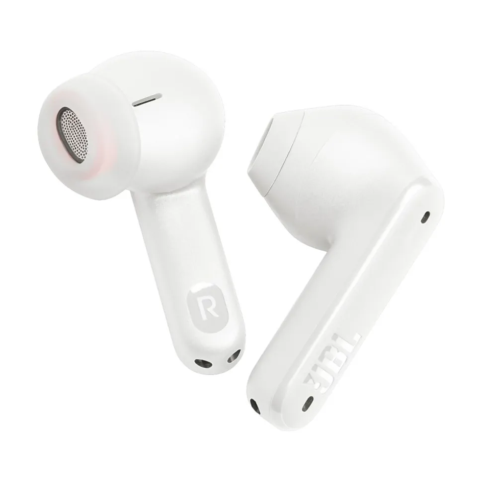 JBL TUNE Flex Wireless Active Noise Canceling Earbuds, Bluetooth, White (JBLTFLEXWHTAM)