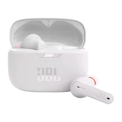 JBL TUNE 230NC TWS Wireless Active Noise Canceling Earbuds Headphones, Bluetooth, White (JBLT230NCTWSWAM)